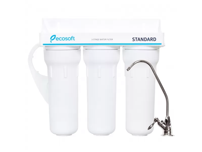 Sistem triplu pentru curatarea apei ECOSOFT