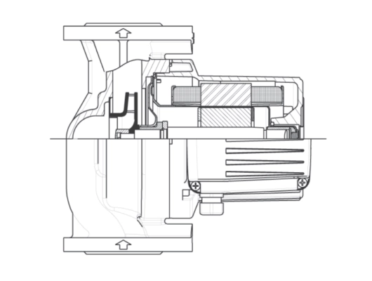 Циркуляционный насос IMP Pumps GHN basic II 40-70 F
