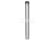 Труба дымоходная FERRUM d.115 мм, L-1000 мм (inox 430/0,5 мм)