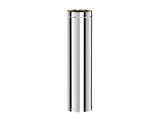 Teava L-1000 mm izolata pentru cos de fum SOLINOX d.130-180 (inox 304/304)