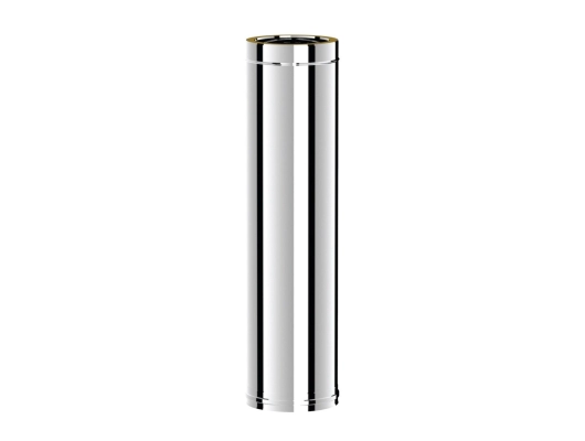 Труба дымоходная 1000 мм утепленная SOLINOX d.130-180 (inox 316L/304)
