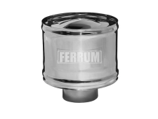 Дождевик с ветрозащитой FERRUM d.130 мм (inox 430/0,5 мм)