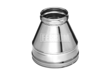 Terminal conic FERRUM d.115-200 mm (inox 430/0,5 mm)
