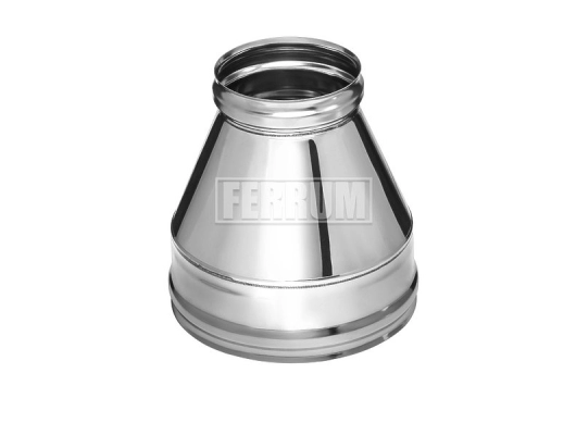 Terminal conic FERRUM d.150-210 mm (inox 430/0,5 mm)