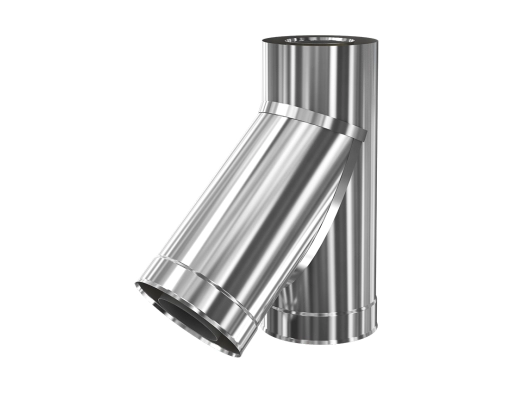 Teu 45° pentru cos de fum CORAX d.120 mm (inox 304)