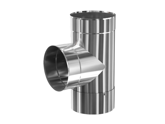 Teu 90° pentru cos de fum CORAX d.150 mm (inox 304)