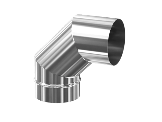 Unghi 90° pentru cos de fum CORAX d.300 mm (inox 304)