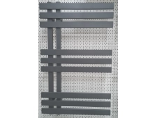 Дизайнерский полотенцесушитель Aerfild Elche 500x800 mm, black