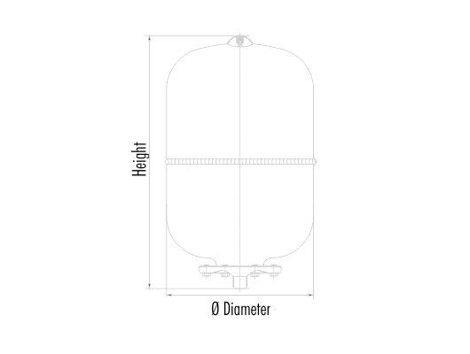 Vas de expansiune pentru sistemul solar de apa calda Solar S24  3/4 ZILIO