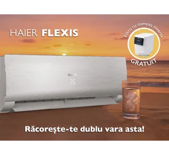 Conditioner HAIER FLEXIS Plus DC Inverter Super Match AS25S2SF1FA-S-1U25S2SM1FA (silver shine)