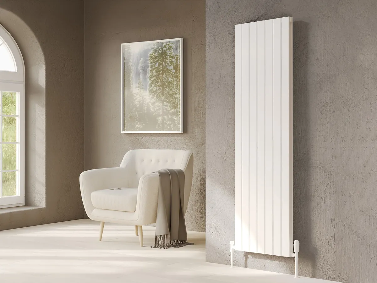 Calorifer decorativ LOJIMAX colecția ROYAL DOUBLE 1600x440 mm, Alb