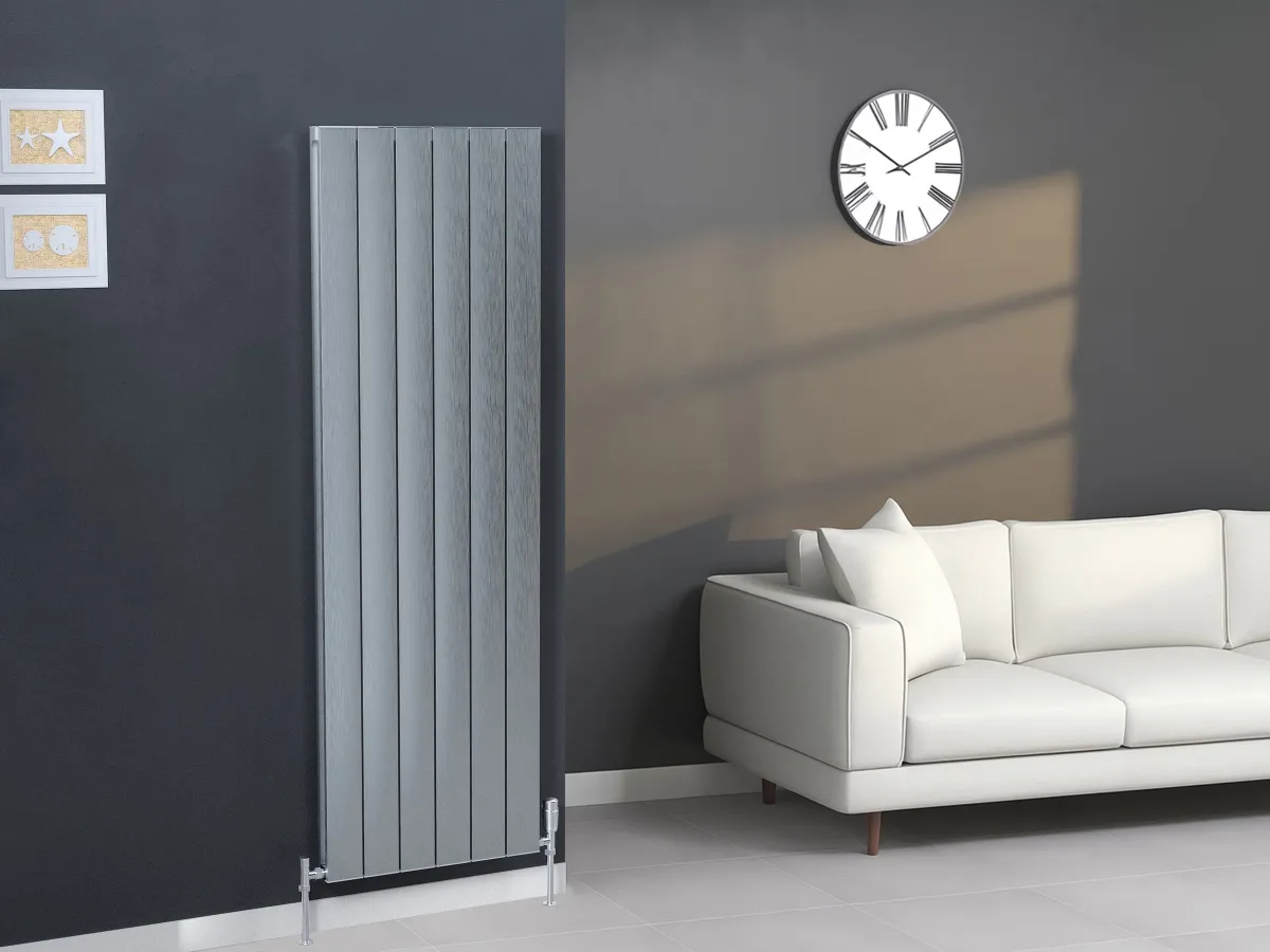 Calorifere decorativ LOJIMAX, colectia KALSEDON DOUBLE Inox Satine