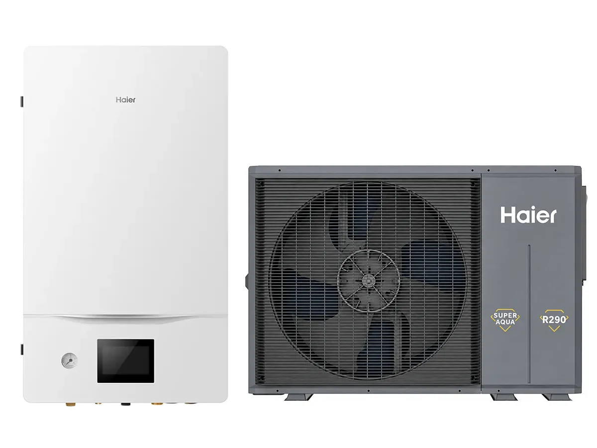 Pompă de căldură Haier SUPER AQUA Hydro Split GT R290, 12 kW, 1Ph, AW122HVGHA + HU162WAHYB