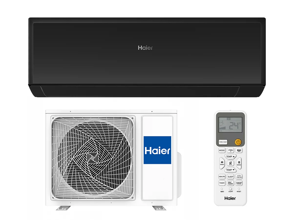 Кондиционер HAIER REVIVE Plus DC Inverter R32 AS50RCBHRA-B 1U50MERFRA-4 черный (Обогрев при - 20°C)