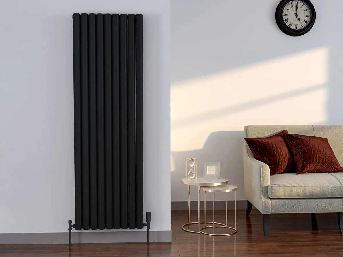 Calorifer decorativ LOJIMAX colecția VOLE 1800x444 mm, Negru