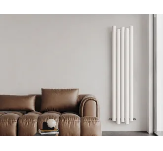 Calorifer decorativ CARISA, colecția MOTION, 1800x470 mm, ALB