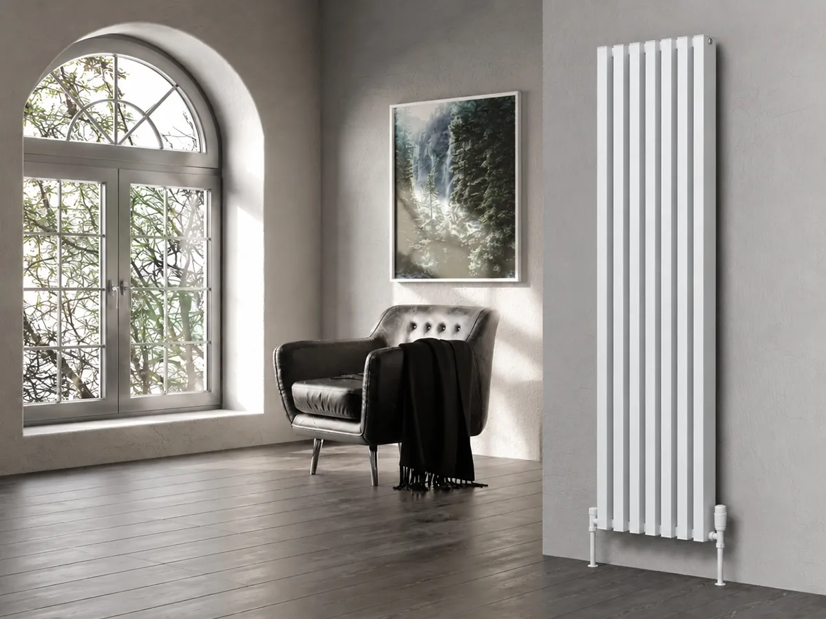 Calorifer decorativ LOJIMAX colecția AMETIST 800x449 mm, Alb