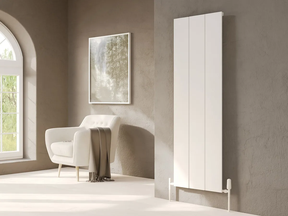 Calorifer decorativ LOJIMAX colecția NISH 1600x404 mm, Alb