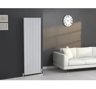 Calorifer decorativ  LOJIMAX colecția KALSEDON DOUBLE 2000x470 mm, Alb