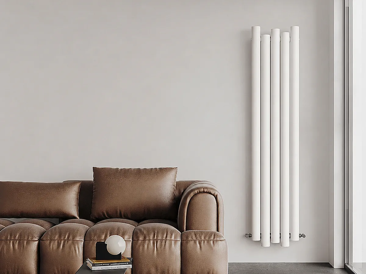 Calorifer decorativ CARISA, colecția MOTION, 1800x470 mm, ALB