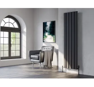 Calorifer decorativ LOJIMAX colecția DIAMOND 1800x496 mm, Negru
