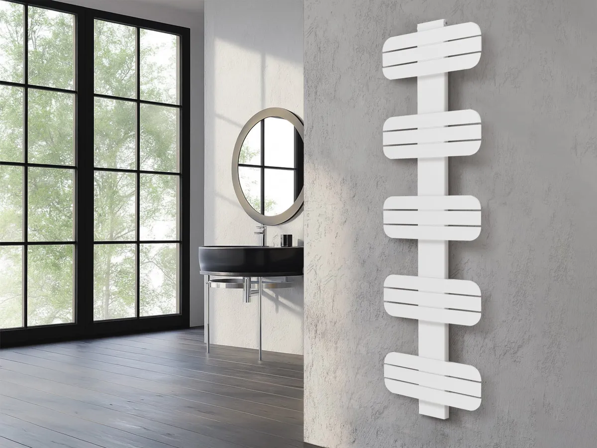 Uscator de prosoape decorativ LOJIMAX, colectie DOSIA Alb mat