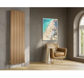 Calorifere decorativ LOJIMAX, colectia KALSEDON DOUBLE Copper Satine