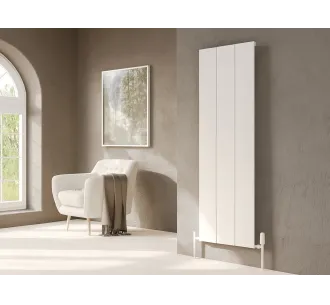 Дизайнерский радиатор LOJIMAX коллекция NISH 1800x404 мм, Белый 