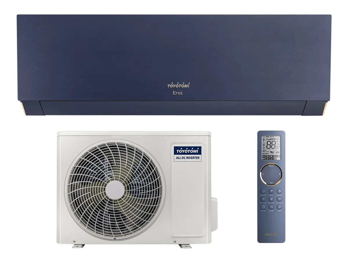 Кондиционер Toyotomi ERAI ALL DC Inverter R32 CTN/CTG-335BV 12000 BTU тёмно-синий