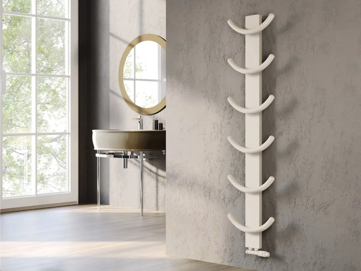 Uscător de prosoape de design LOJIMAX colecția OXY 1270x400 mm, Lemon