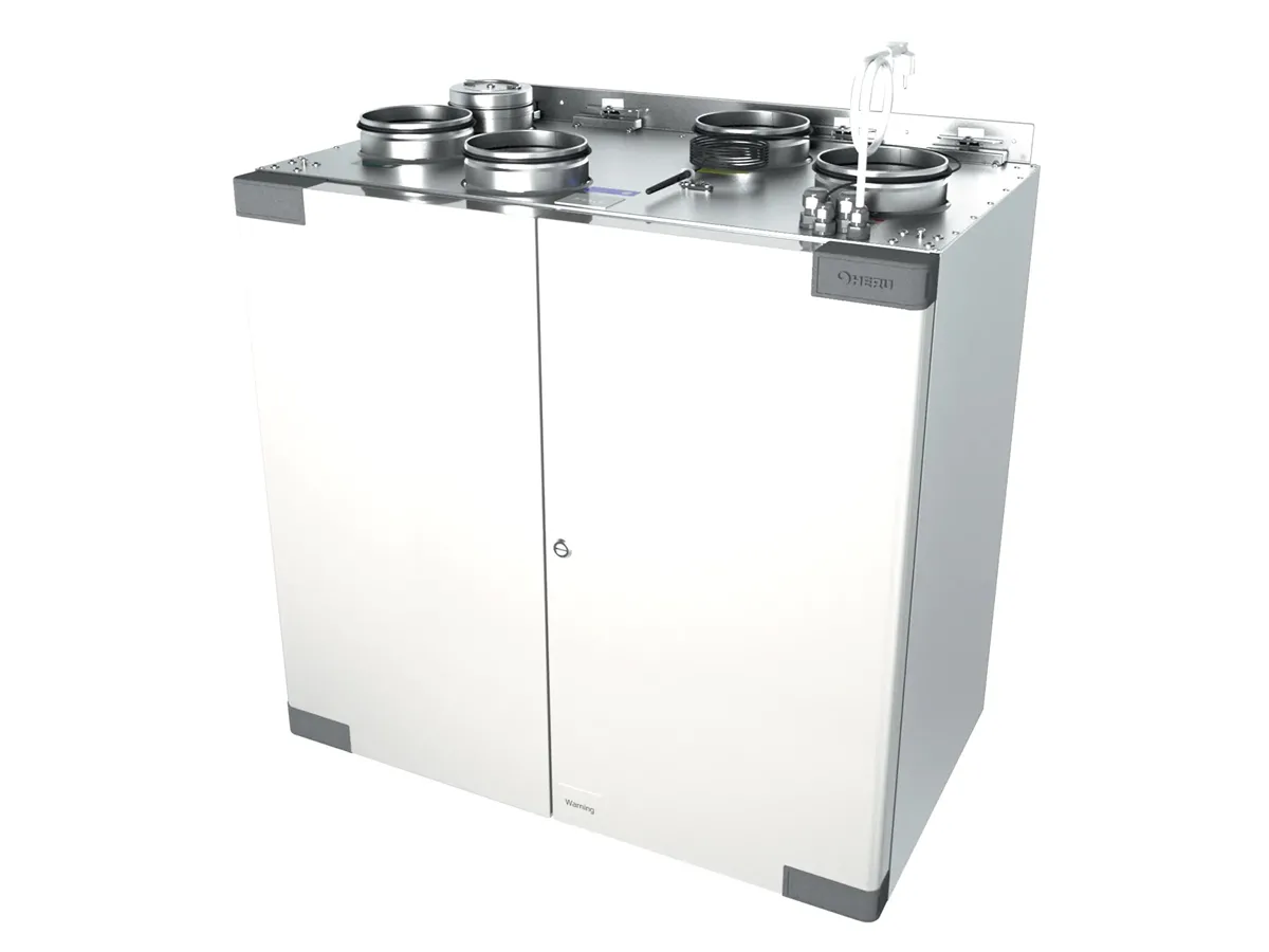 Recuperator de aer cu sistem de ventilație OSTBERG HERU 100 T EC-y2 LE (conexiune pe stânga, debit de aer 418 m³/h)