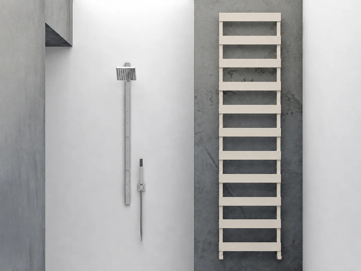 Uscător de prosoape de design CARISA, colecția NINOVA BATH, 810x500 mm, LEMON