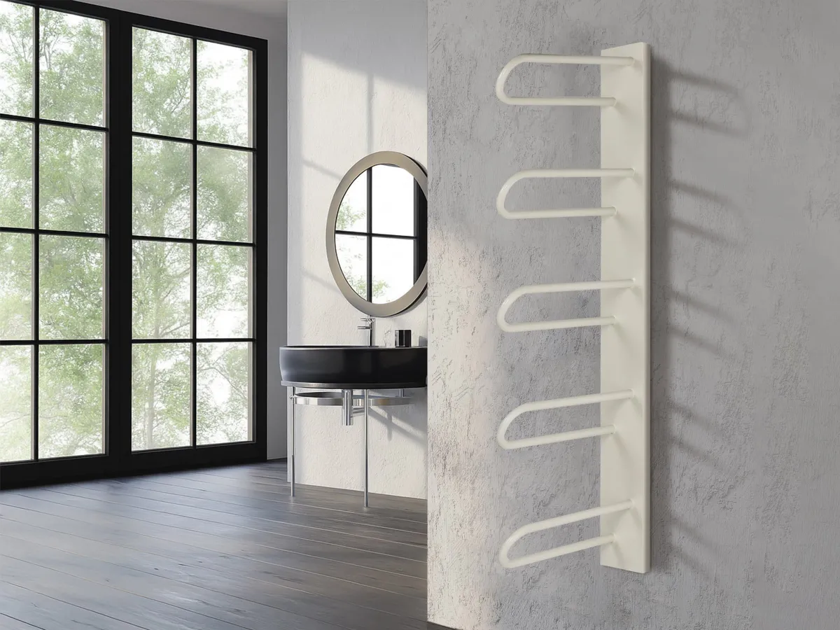 Uscător de prosoape de design LOJIMAX colecția PRUSIAS 1200x400 mm, Lemon