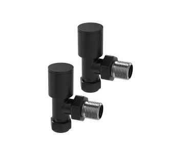 Robinet cap colt Lojimax set 1/2' tur+retur negru