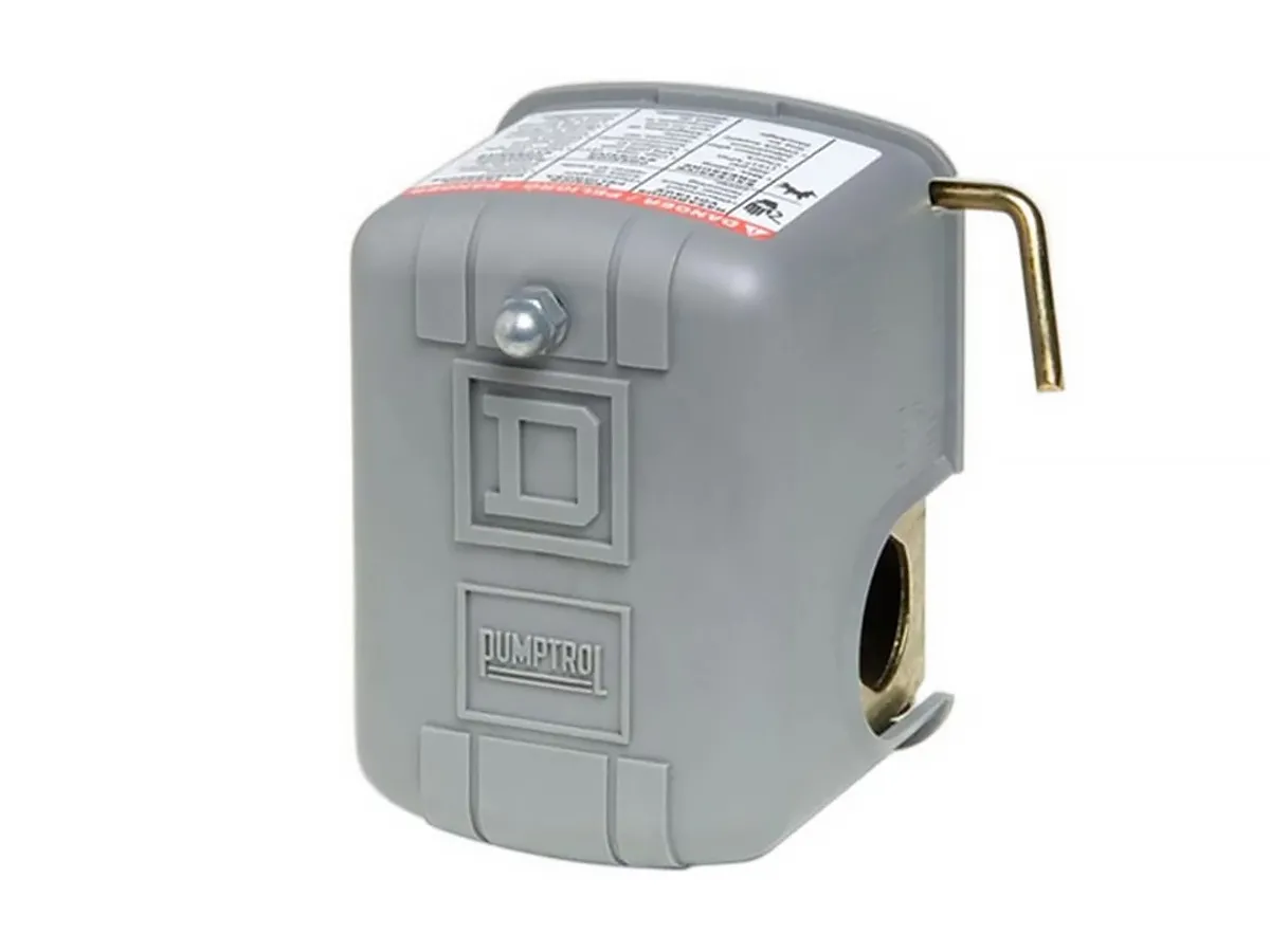 Прессостат FSG-2-D901 с защитой от сухого хода (1.4-2,8 Бар, 1-4) Pedrollo СЕРЫЙ