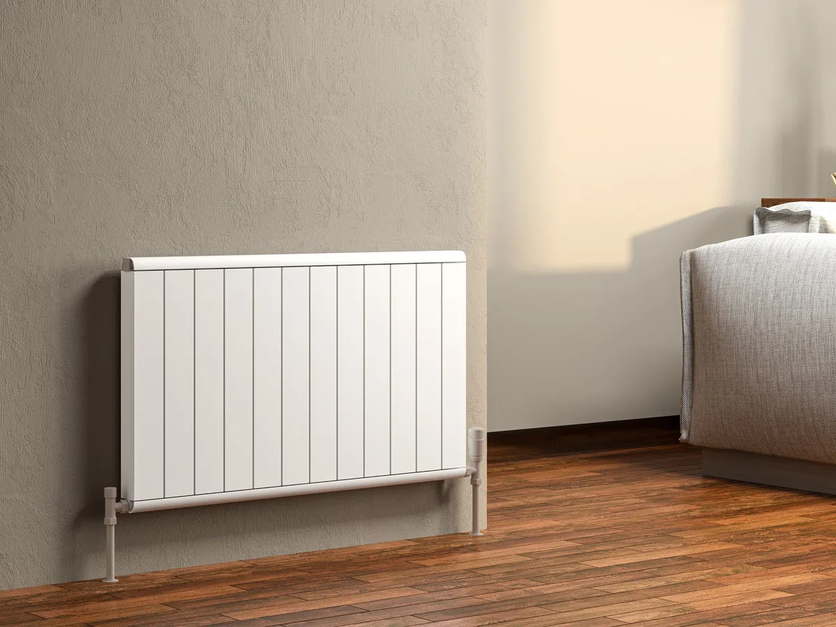 Дизайнерский радиатор LOJIMAX коллекция LOVA LINE 600x967 мм, Белый 