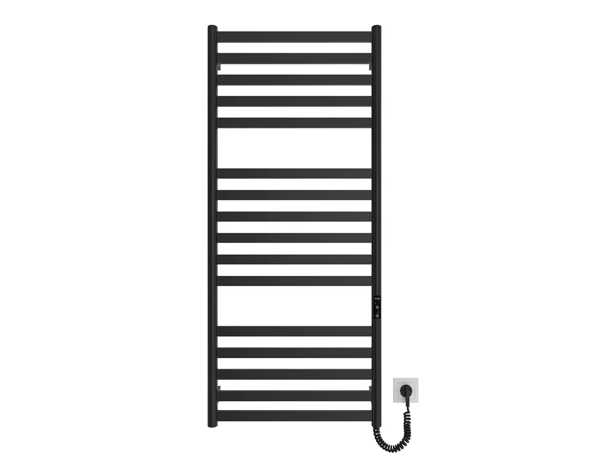 Электрический полотенцесушитель LOJIMAX Platinum Black 500mm. 1000mm