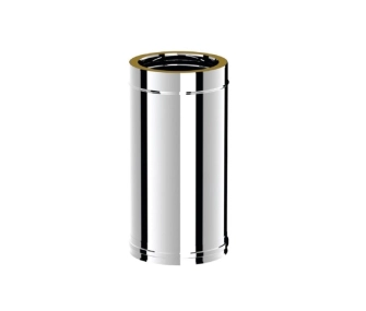 Teava L-500 mm izolata pentru cos de fum SOLINOX d.180-230 (inox 316L/304)