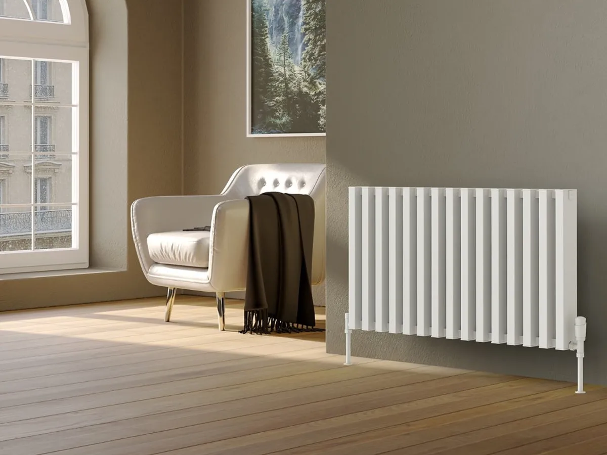 Calorifer decorativ LOJIMAX colecția AMETIST 300x1553 mm, Alb