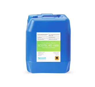 Antiscalant Ecotec RO 1000 pentru sisteme cu osmoza inversa, bidon 10 kg.