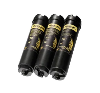 Set de cartușe de schimb pentru sistemele de osmoză inversă Suzuki (Sediment, Carbon GAC, Carbon Block)