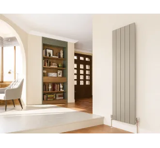 Calorifer decorativ LOJIMAX colecția KALSEDON 1600x375 mm, INOX SATIN