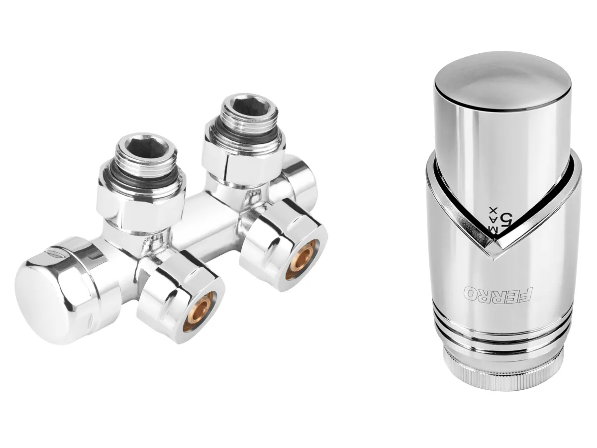 Robinet cal dublu Ferro 16*2 + cap termo