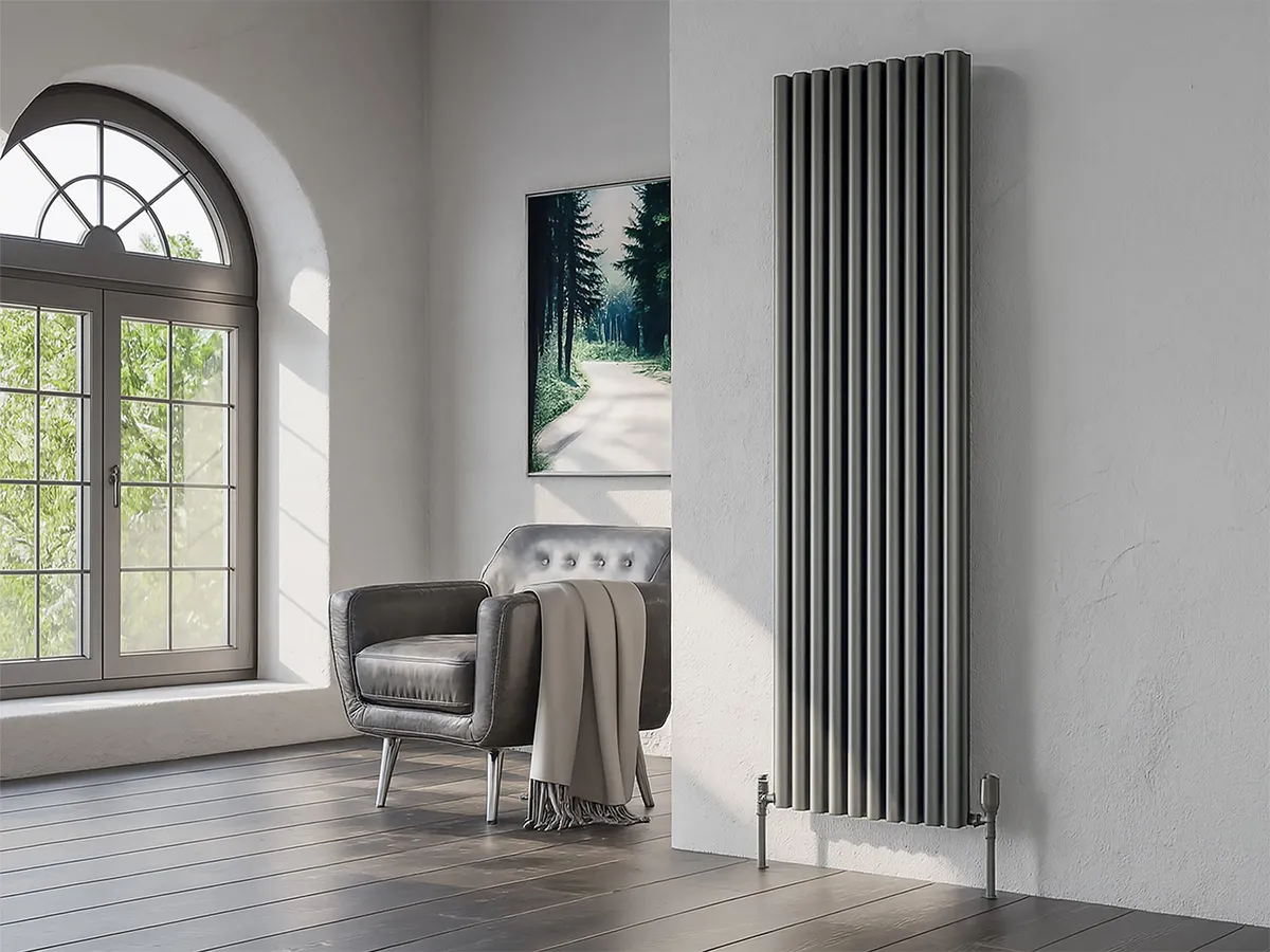 Calorifer decorativ LOJIMAX colecția BELLA DOUBLE 1600x522 mm, Antracit