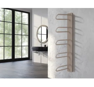 Uscător de prosoape de design LOJIMAX colecția PRUSIAS 1000x400 mm, Kiwi