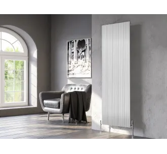 Дизайнерский радиатор LOJIMAX коллекция BAMBOO 1800x479 мм, Inox Matt Anodising