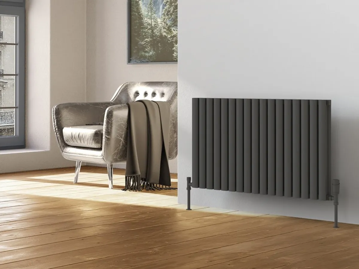 Calorifer decorativ LOJIMAX colecția BELLA DOUBLE 500x1466 mm, Antracit