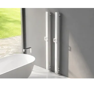 Uscător electric de prosoape de design CARISA, colecția VESTA S, 1200x70 mm, ALB