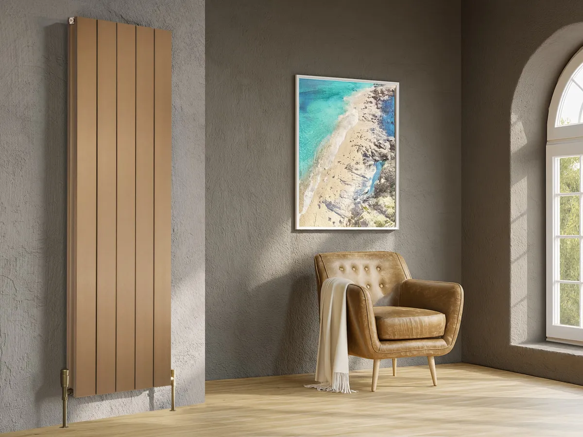 Calorifere decorativ LOJIMAX, colectia KALSEDON DOUBLE Copper Satine