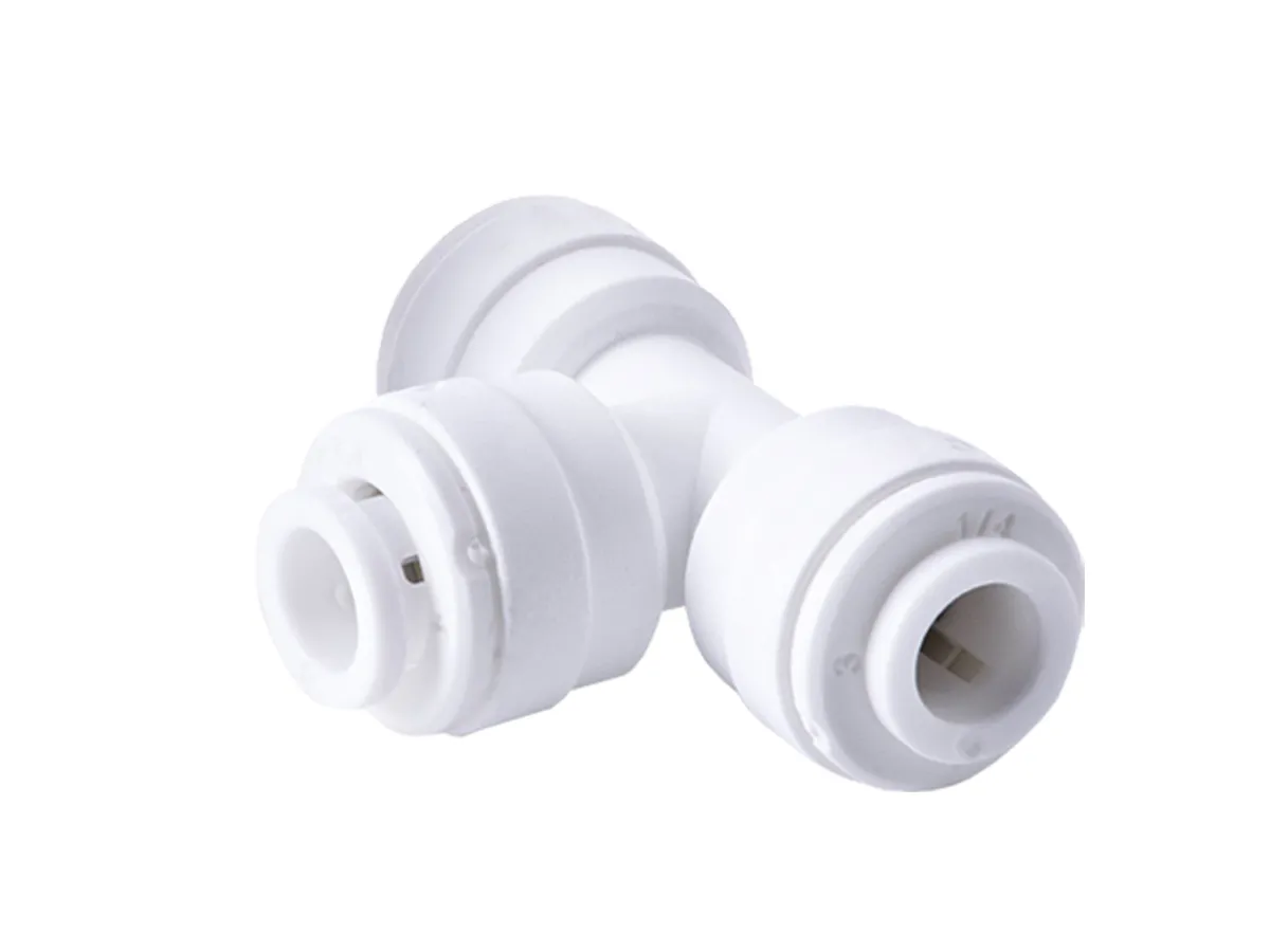 Racord tip T cu apăsare 1/4"×1/4"×1/4" pentru sistemele de osmoză inversă